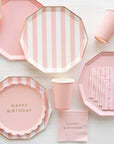 Happy Birthday Cocktail Napkins - Pink