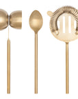 Matte Gold Bar Tools Set of 3
