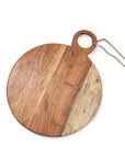 Large Round Acacia Wood Cutting Board