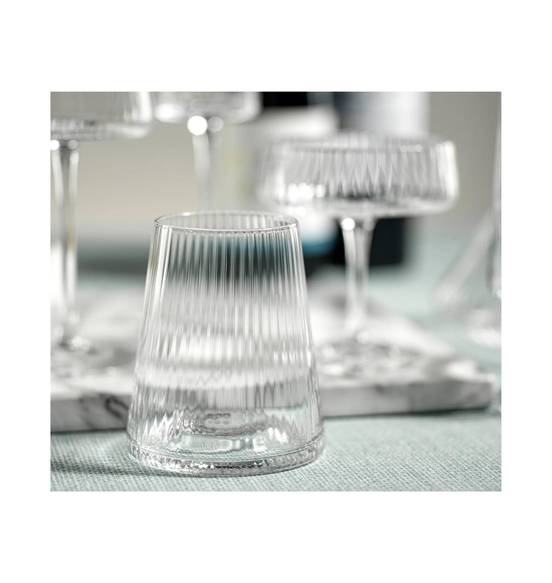 Fluted Cocktail Glass