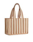 Isla Tan Stripe Tote