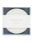Coaster Set, Chambray
