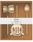Matte Gold Bar Tools Set of 3