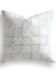 Speckled Check Throw Pillow in Topaz