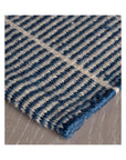 Samson Navy Handwoven Indoor/Outdoor Rug