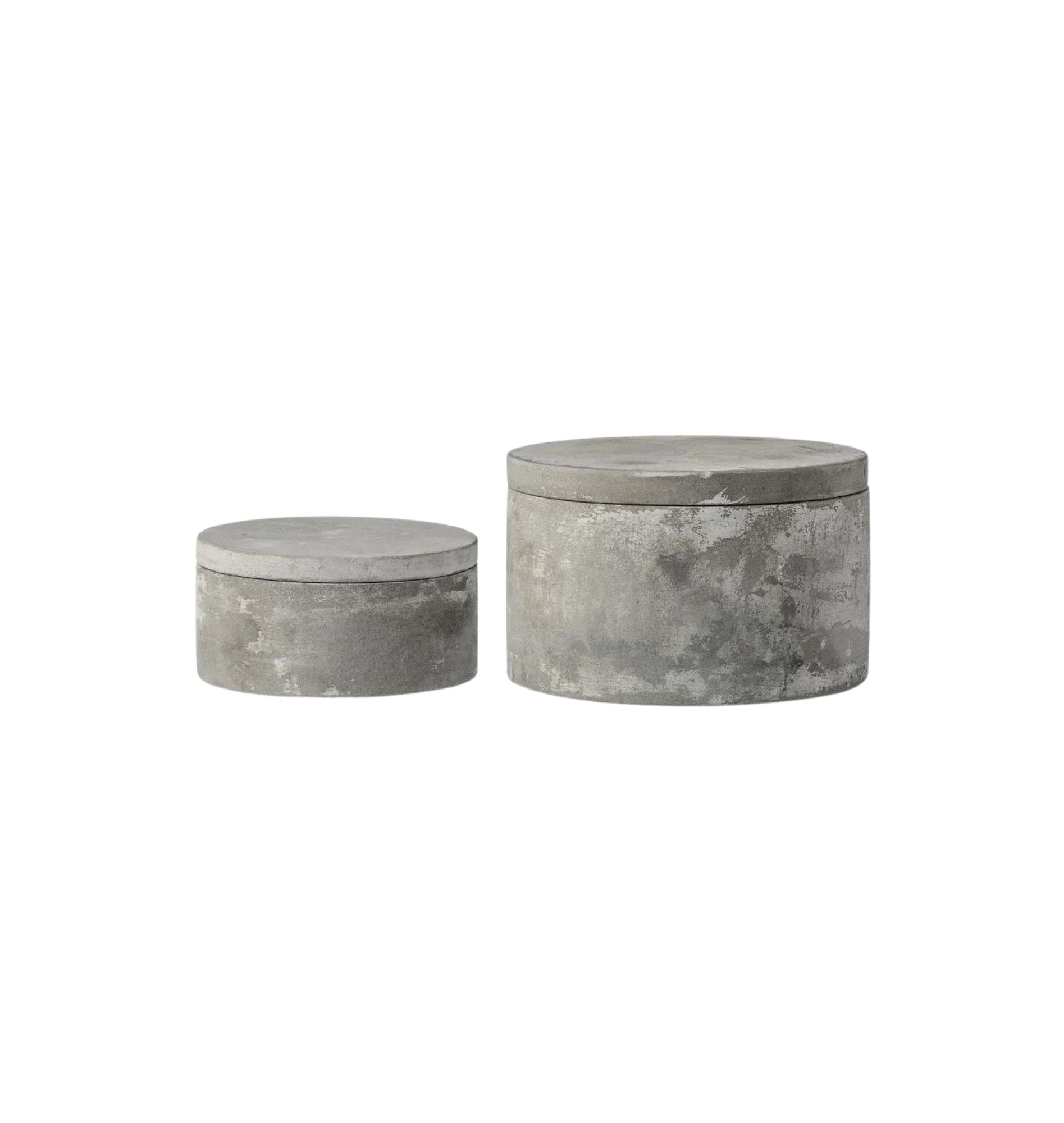 Lidded Concrete Boxes