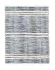 Malta Blue Handwoven Wool Rug