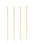 Wide Gold Cocktail Straws