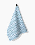 Vintage Floral Stripe Tea Towel