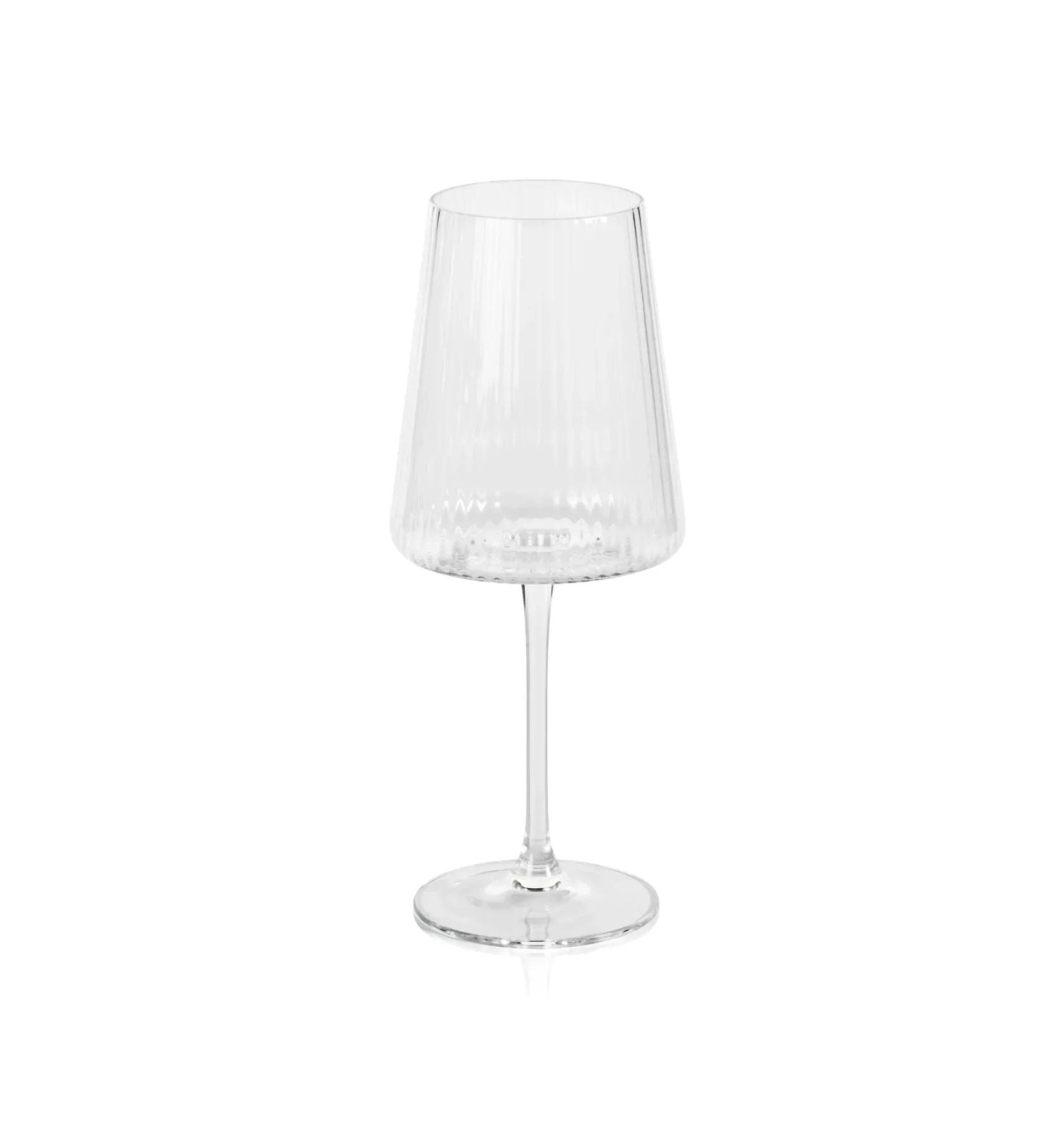 Fluted Wine Glass