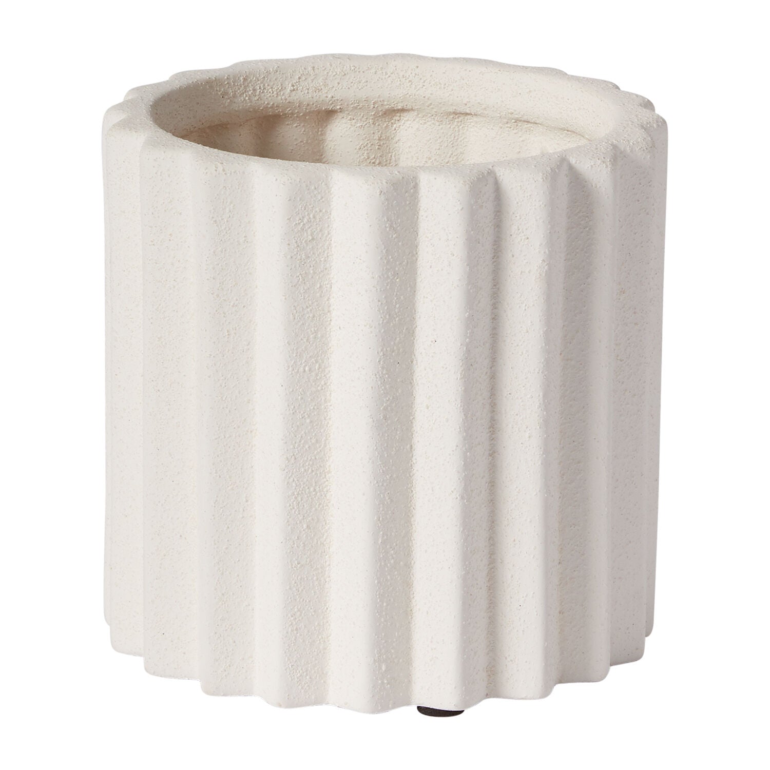 Textured Fluted Pot