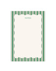 Stripes and Scallops Notepad
