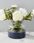 Navy Colorblock Vase