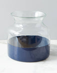 Navy Colorblock Vase