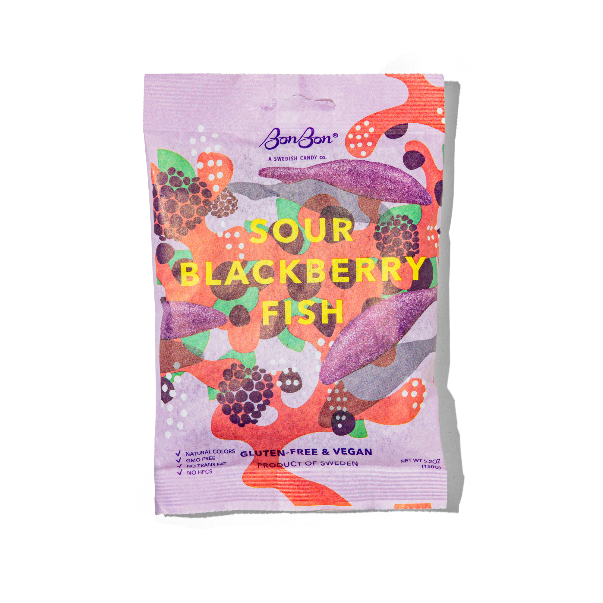 Sour Blackberry Fish - Swedish Candy
