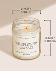Salt and Sea Candle