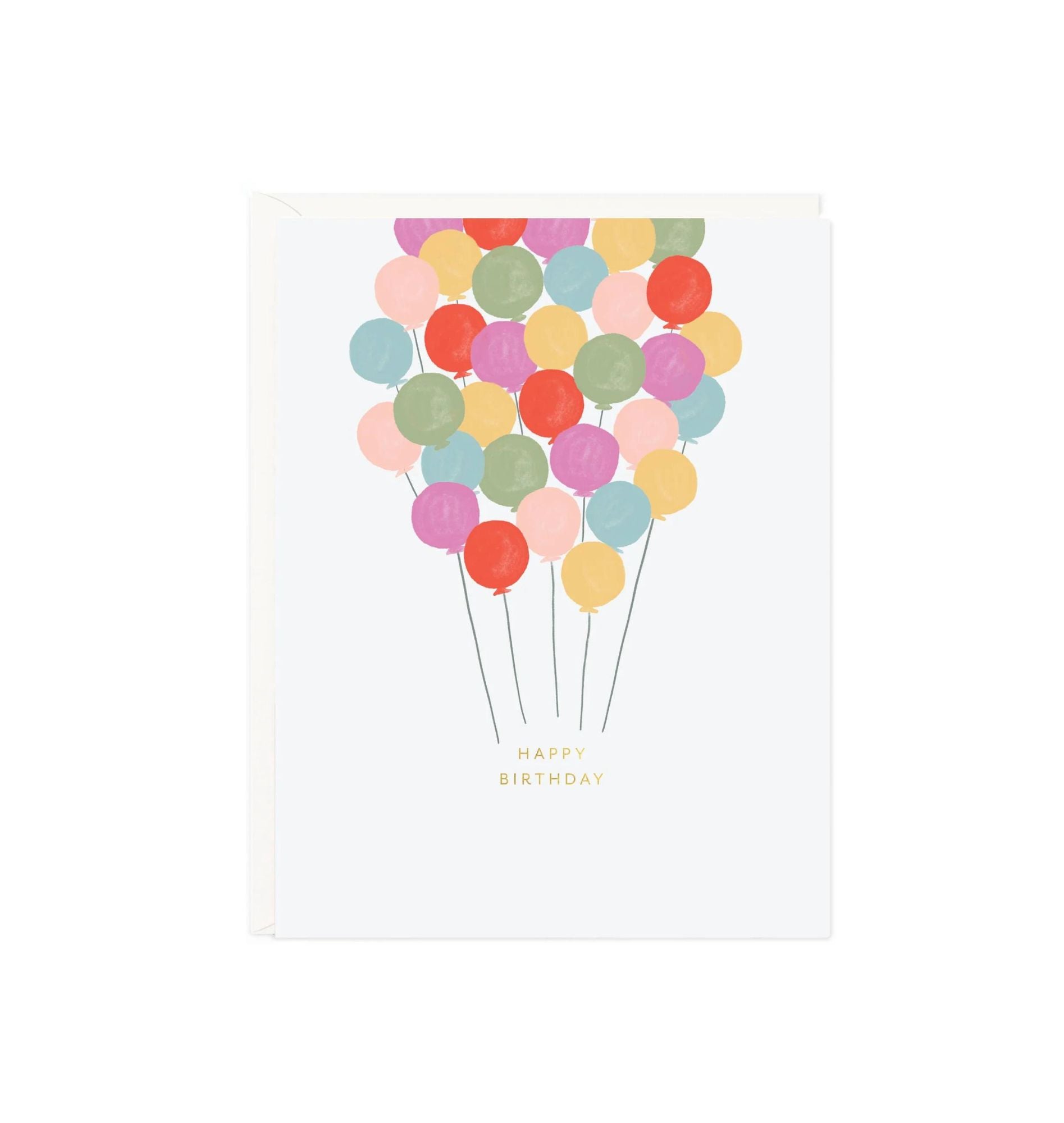 Birthday Balloons Card