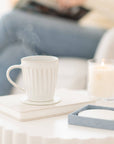 Coaster Set, Chambray
