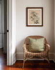 Americana Throw Pillow in Edamame