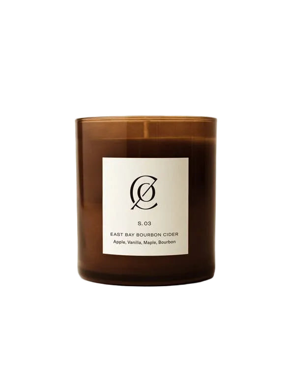 S. 03 East Bay Bourbon Cider Soy Candle 9 oz