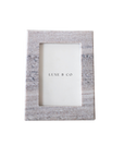 Hand Cut Beige Marble Photo Frame