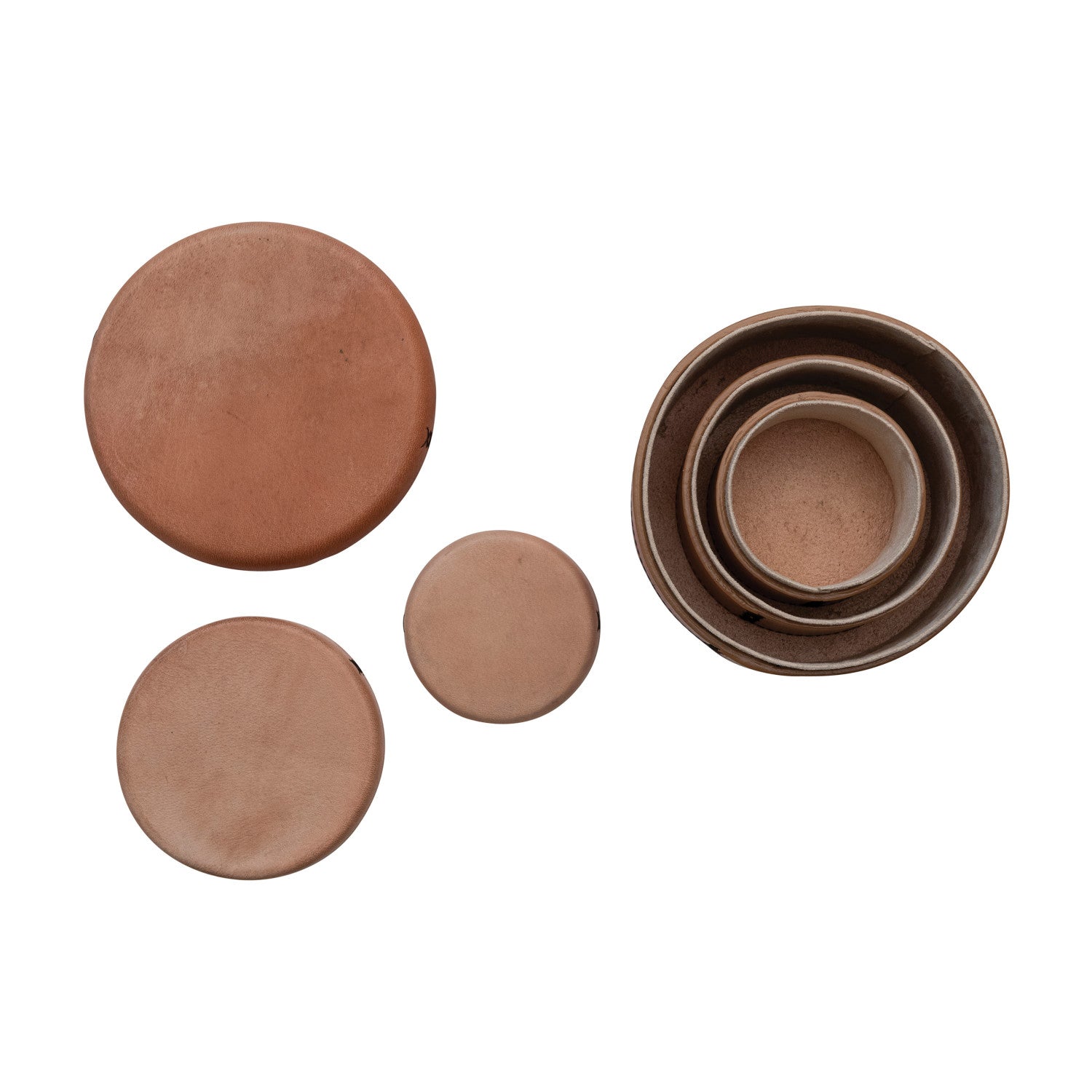 Leather Nesting Boxes