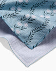 Vintage Floral Stripe Tea Towel