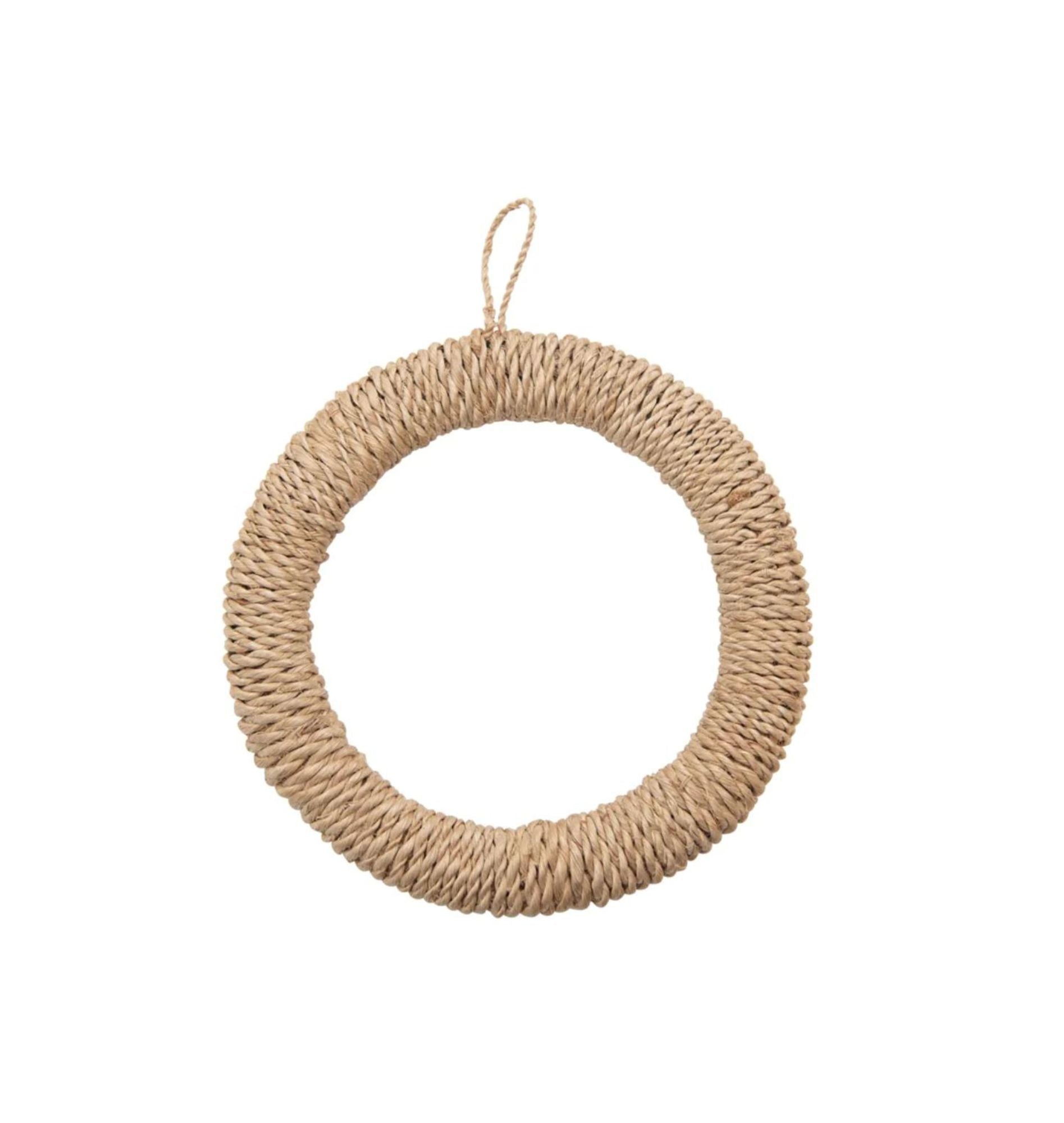 Round Hand-Woven Abaca Rope Trivet