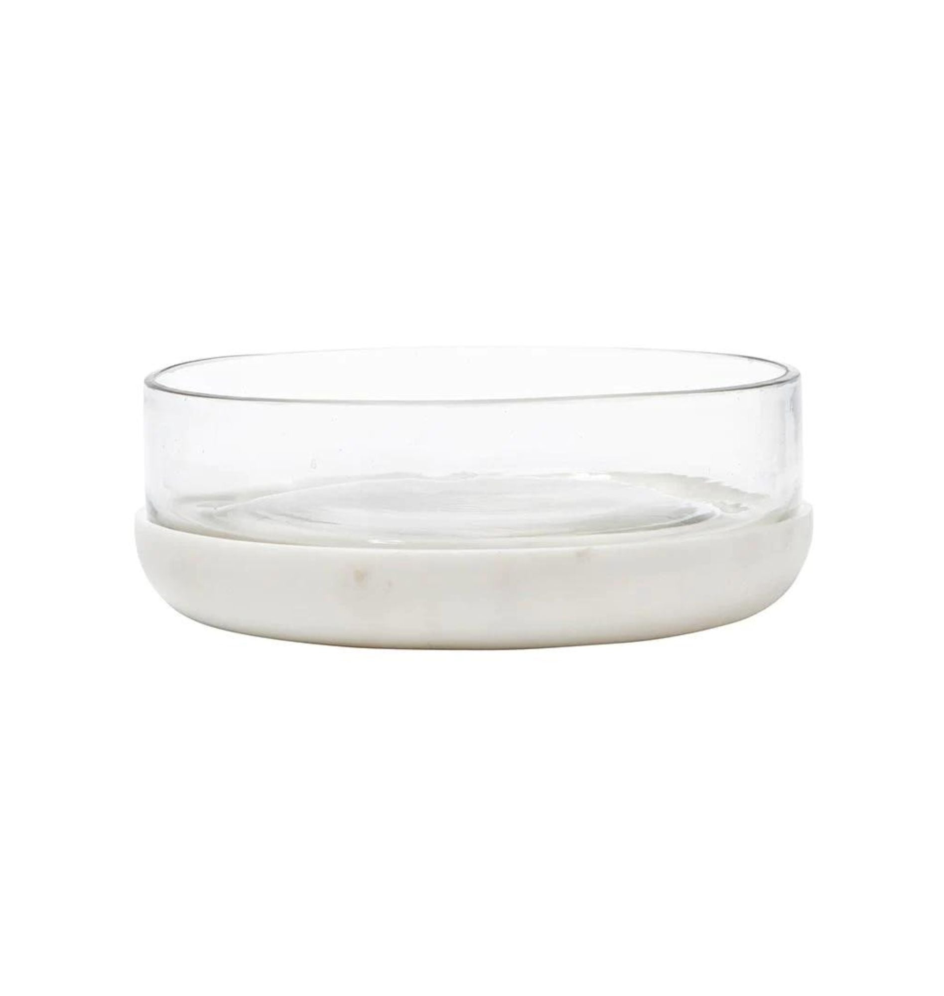 Marble &amp; Glass Bowl