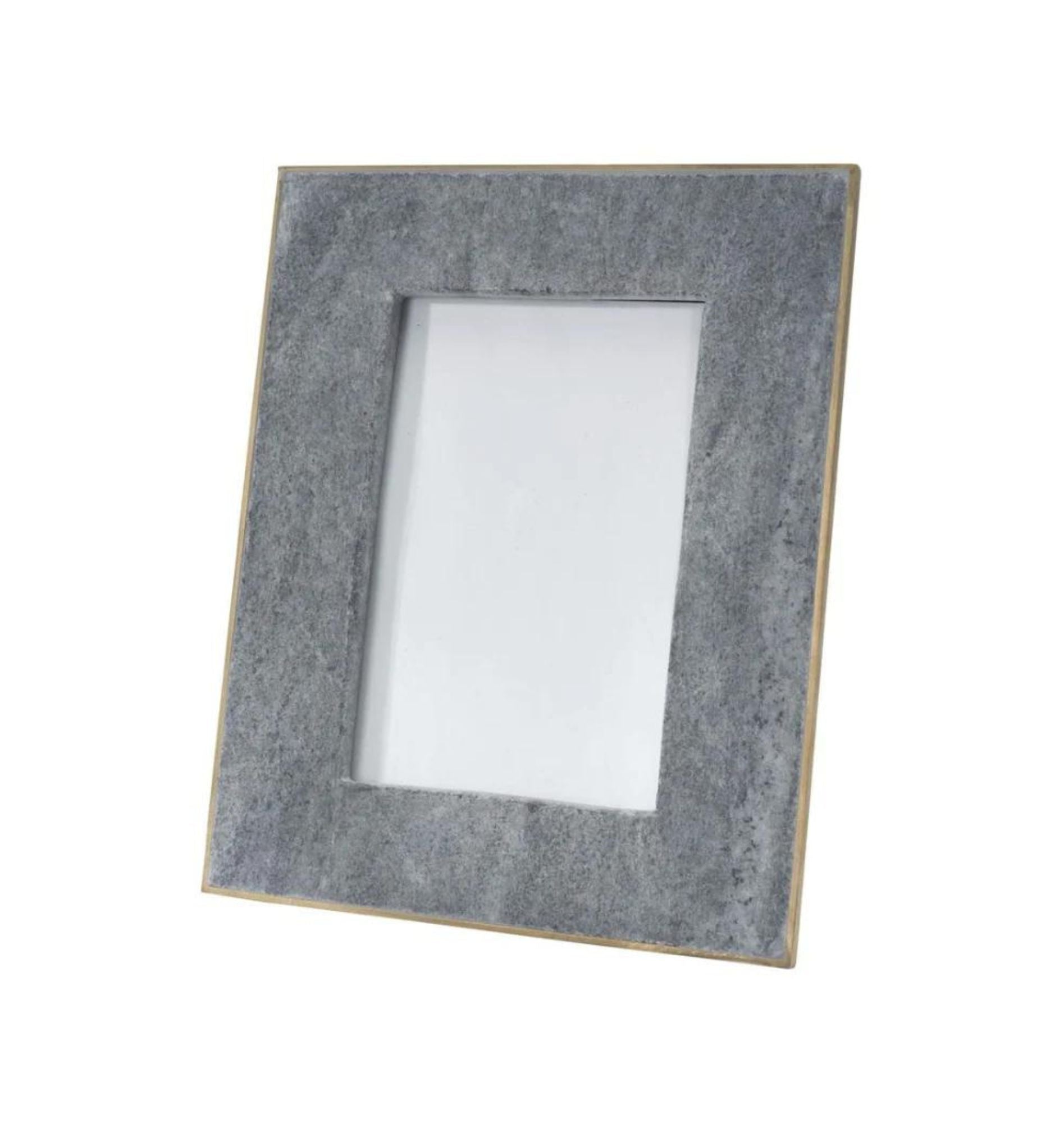 Black Marble &amp; Brass Frame (4x6)