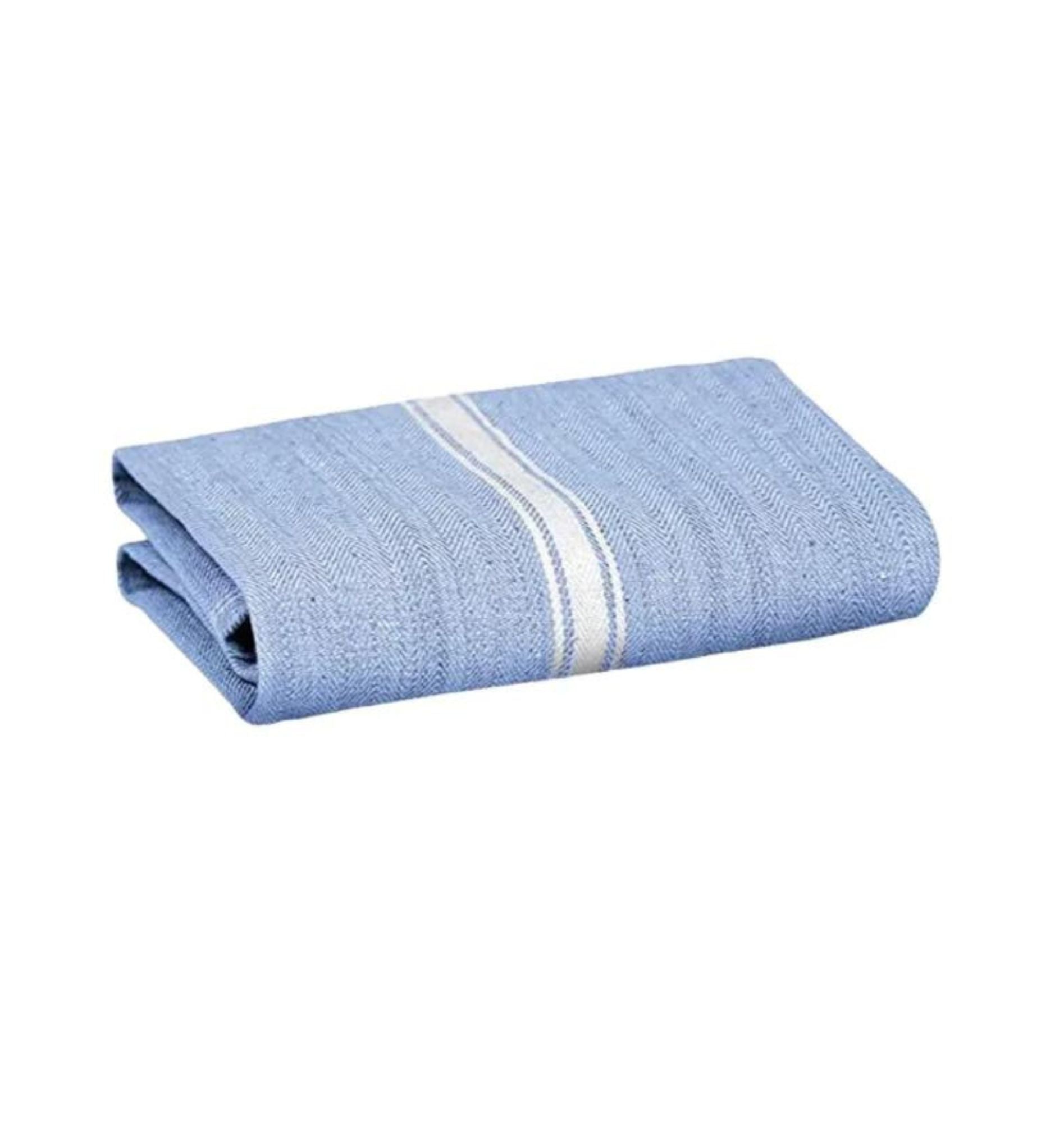 Blue Cafe Stripe Kitchen Towel