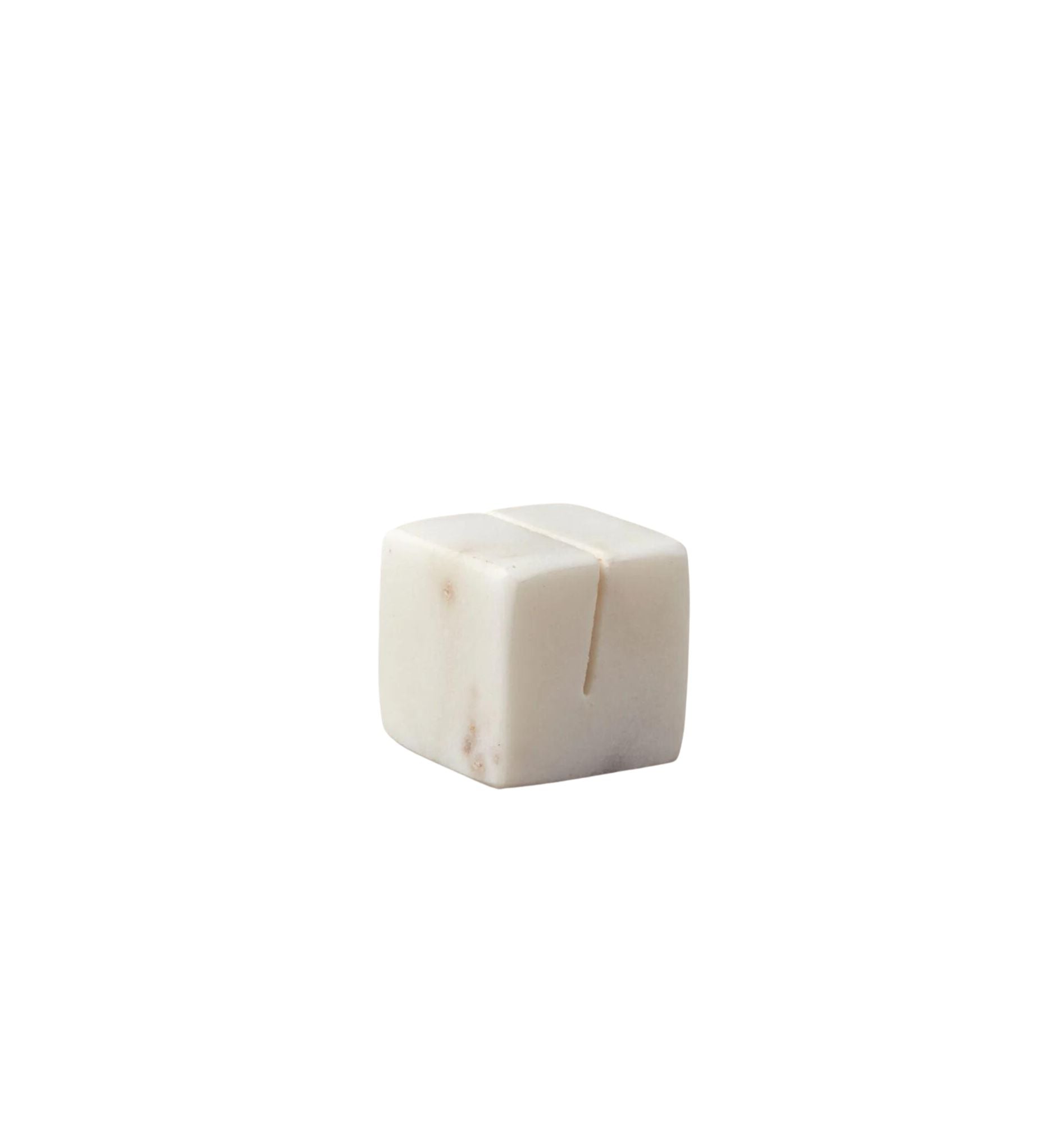 Marble Cube Placecard Holder