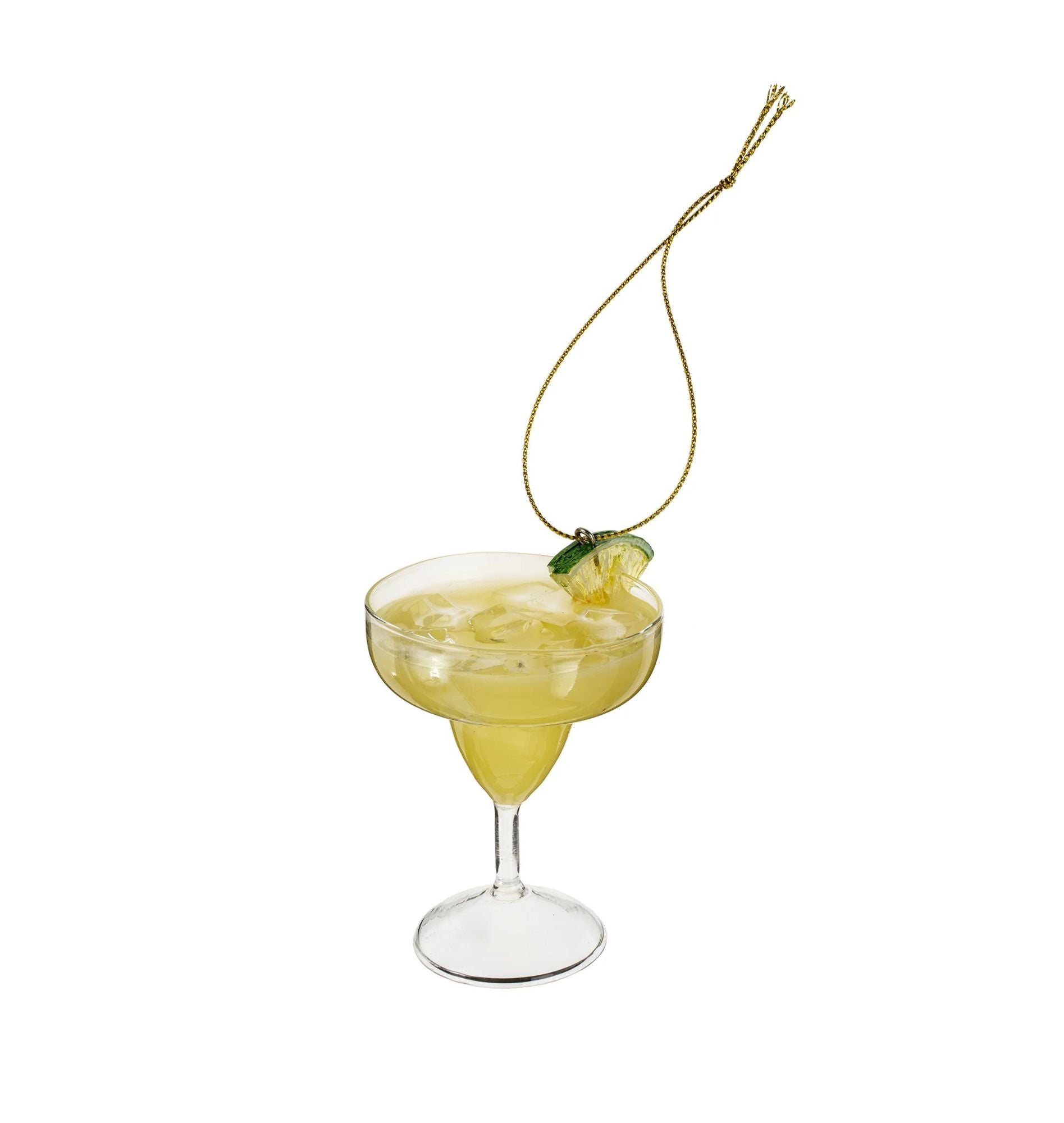 Lime Margarita Glass Ornament