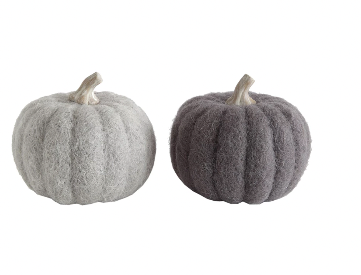 Wool Pumpkin Figurine